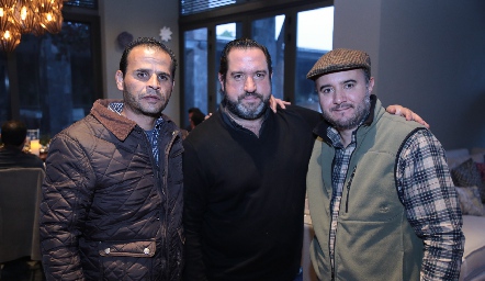 Mauricio González, Mauricio Pizzuto y Carlos Díaz de León.