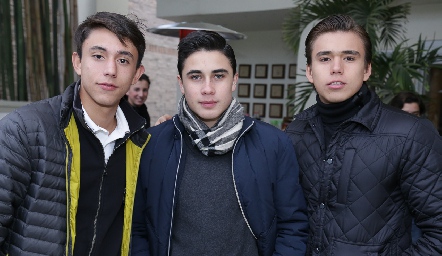  Polo Conde, Marcelo Reverte y Oscar Ruiz.