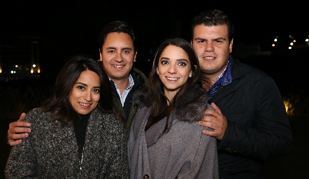 Alejandra Quesada, Alejandro Villasana , Sofía Álvarez y Mauricio Labastida .