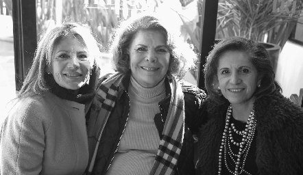 Lety Rojas, Rosa Díez Gutiérrez y Dolores Lastras.