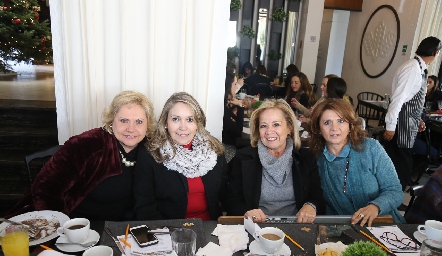  Lucy Lastras, Luz María Navarro, Ana Lu Medina e Irasema Medellín,.