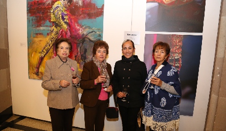  Tere Romo, Lupita Romo, Judy Leura y Lourdes Contreras.