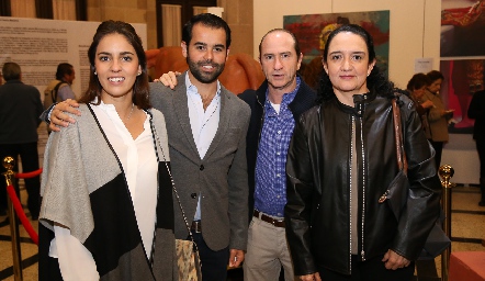  Andrea Espinosa, Fernando Labastida, Javier Palau y Ceci Hernández.