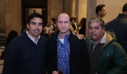  Manuel Labastida, Javier Palau y Gerardo Córdova.