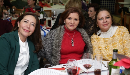  Rebeca Bustillos, Rocío Dávila y Silvia Esparza.