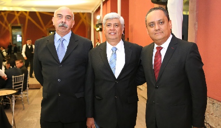 Juan Manuel Gordoa, Gerardo García y Edgar Piña.