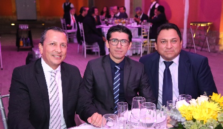  Javier Valle, Iván Gómez y Héctor Sánchez.