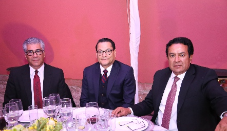  Gerardo de Ávila, Javier Contreras y Serafín Salazar.
