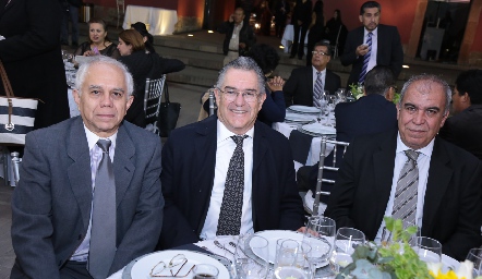  Filiberto Estrada, Mario Noriega y Leandro Hervert.