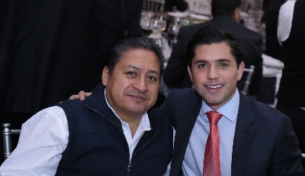 Gilberto Hernández Villafuerte y Gerardo Serrano.