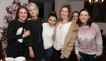  Anita Anaya, Güera Valle, Clavos Leal, Jessica Villarreal,  Martha Chalita y Ana Luisa Garza.
