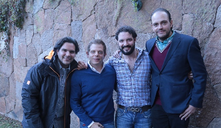  Anuar Zarur, Juan Carlos Feres, Karim Zarur y Juan Sarquis.