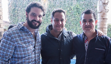  Karim Zarur, Miguel Obregón y Oscar Pérez.