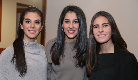  Marisol D’Argence, Ximena Abud y Marijó Rojas.