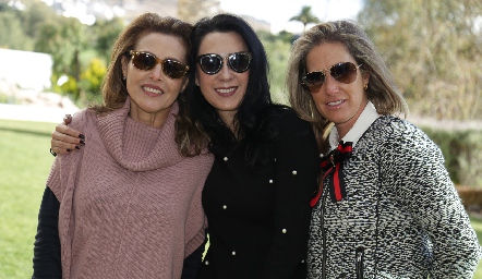  Inés Castañón, Liliana Meza y Claudia Quiroz.