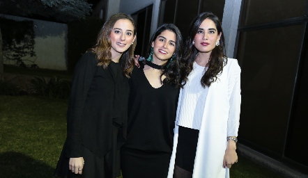  Sofía Prieto, Dani González y Mariana Rodríguez.