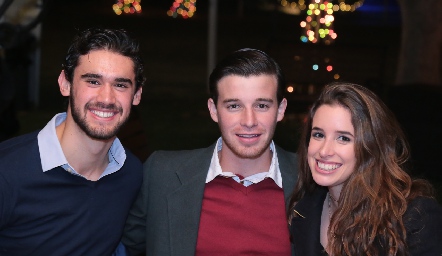  Marcelo Gutiérrez, Mauricio Maza y Ana Paula López.