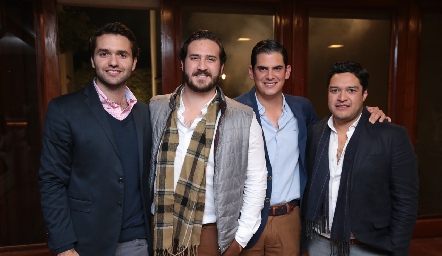 Ricardo Espinosa, Ro Valle, Antonio Morales y Raymundo Blanco.