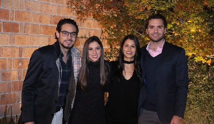  Victorio Ortiz, Andrea Zúñiga, Lucía González y Ricardo Espinosa.