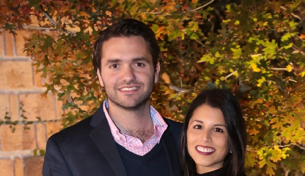  Los futuros esposos, Ricardo Espinosa y Lucía González.