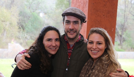  Ana Díaz Infante, Andrés Ibáñez y Ana de la Fuente.