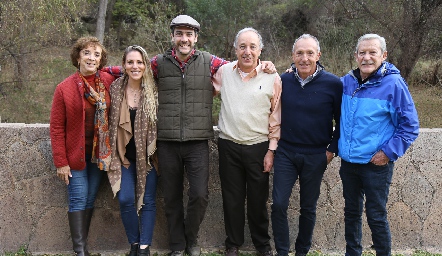  Rosa Díaz Infante, Ana de la Fuente, Andrés Ibáñez, Federico Díaz Infante, Jaime Díaz Infante y Héctor Mancilla.