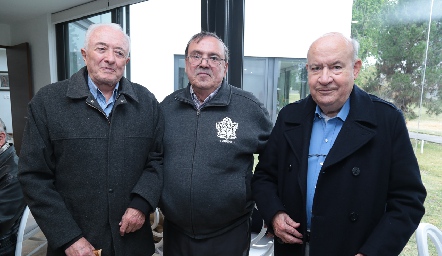  Raúl Vázquez, Gabriel Valle y Francisco Escandón.