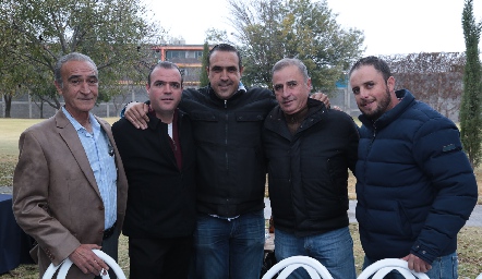  Eugenio y Rodrigo Portilla, Claudio Valle, Ricardo y Ricky Villalba.