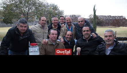  Alfonso Humara, Toño Valle, Salvador Maza, José Luis y Renato Valle, Jaime Ascanio, Mauricio, Gabriel y Claudio Valle y Jerónimo Gómez.