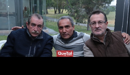  Luis Palau, Arturo González y Fernando Matienzo.