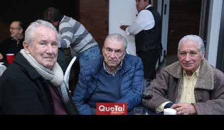 Rafael Valle, Antonio Nieto y Manuel Toledo.