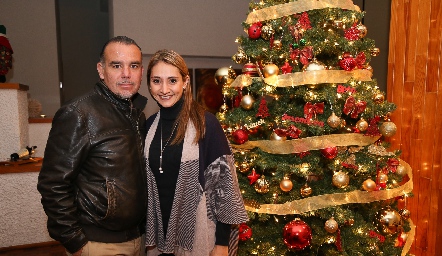 En la cena.