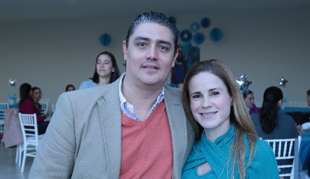  David Cortés y Michelle Baeza.