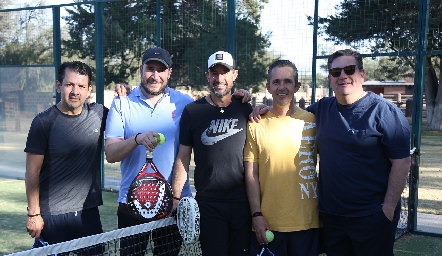  Obed, Gutiérrez, Luis Nava, Gildo Gutiérrez, Eduardo Espinosa y Jacobo Payán.