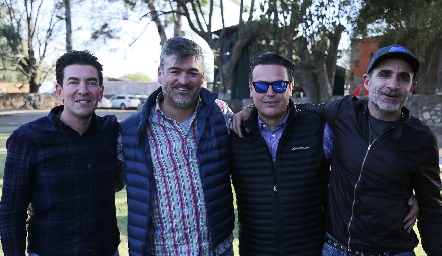 Carlos Díaz, Oscar Zermeño, Güicho Fernández y Juan Carlos Abaroa.