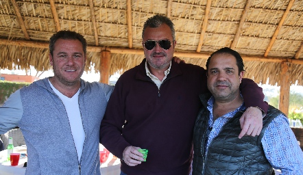  Juan Benavente, Juan Hernández y Aldo Pizzuto.