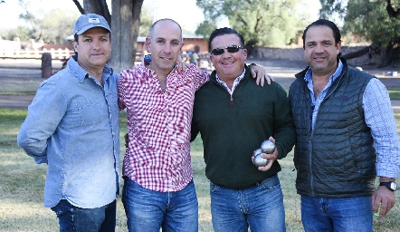  Jean Franco Pizzuto, Juan Carlos Nieto, Rodrigo Gómez y Aldo Pizzuto.