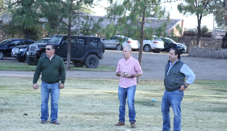  Rodrigo Gómez, Juan Carlos Nieto y Aldo Pizzuto.