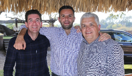  Carlos Díaz, Pepe Tanus y Gerardo Rodríguez.
