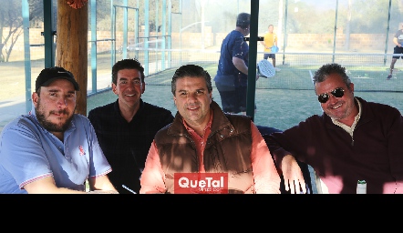  Luis Nava, Carlos Díaz, Salomón Dip y Juan Hernández.