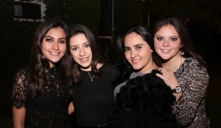  Pamela Michel, Ana Gaby Alba, Ana Sofía Ayech y Marcela Iturriaga.