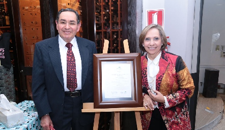  Jesús Rosillo con su esposa, Mercedes Lastras.