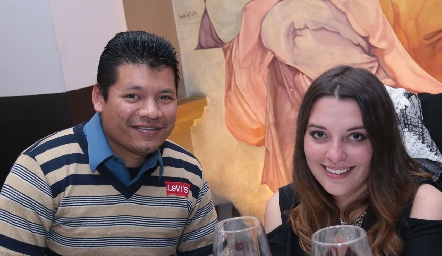  Iván Lara y Alejandra Pechir.