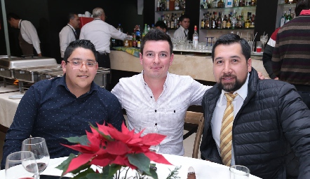  David González, Ulises Mejía y Jorge Ruiz.