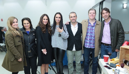  Kara Sundby,  Gloria Rosillo, Gloria, Natalia y Roberto Leal, Manuel Zárate y Daniel Enríquez.