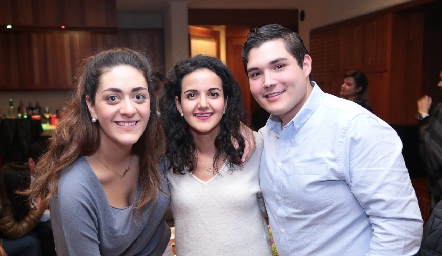  Scarlet Garelli, Yolanda Aguillón y Gunter Stahl.