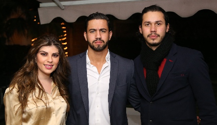  Jimena Reyes, Rodrigo Dantuñano y Alejandro Navarro.