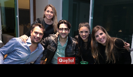  Sebastián Rosillo, Jozune Arzola, Fidel Gutiérrez, Carolina Arriaga y Sofía Muzquiz.