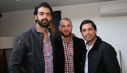 Roberto Abud, Guillermo Medlich y Gerardo Serrano.