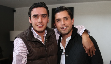 Xavier Azcárate y Gerardo Serrano.